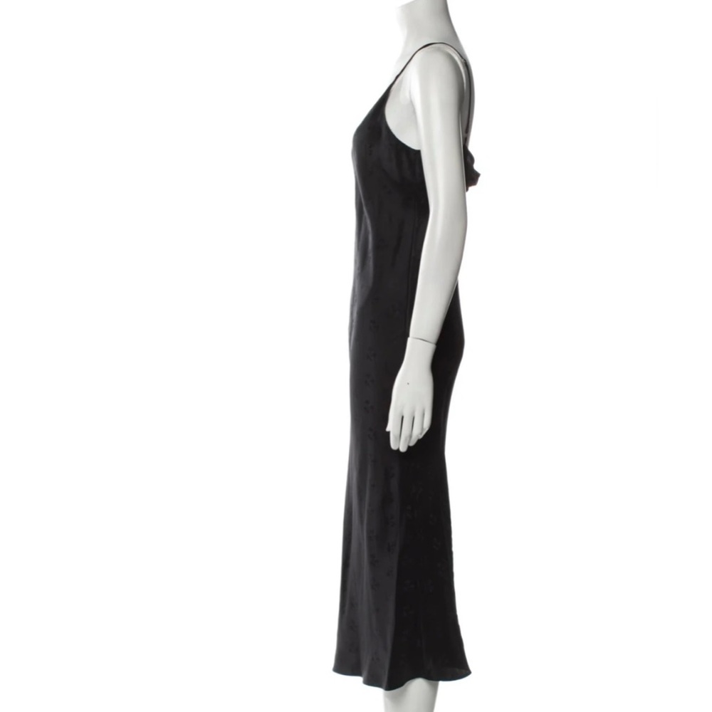 Billy Reid Silk Midi Length Black Slip Dress. Size XS. - Picture 3 of 14